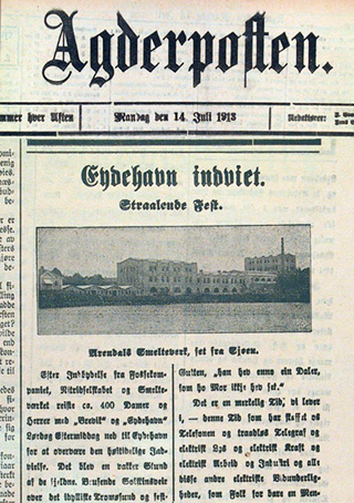 Agderposten 14. juli 1913