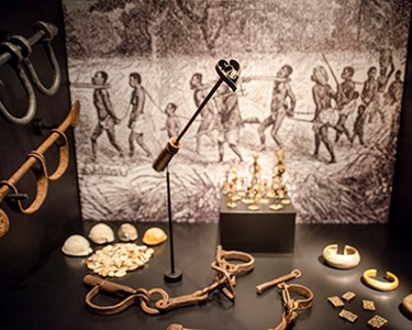 Slavelenker brukt på slutten av 1700-tallet.