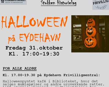 Plakat Halloween på Eydehavn