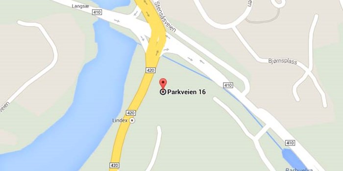 kart over området rundt kuben