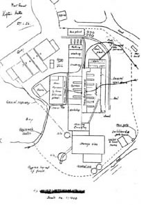 Kart over Arendal Smelteverket