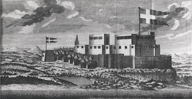 Fort Christiansborg Paa Guldkysten