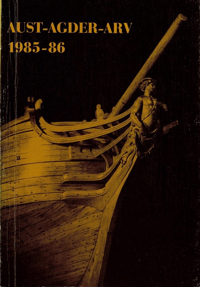 Aust Agder Arv 1985 86