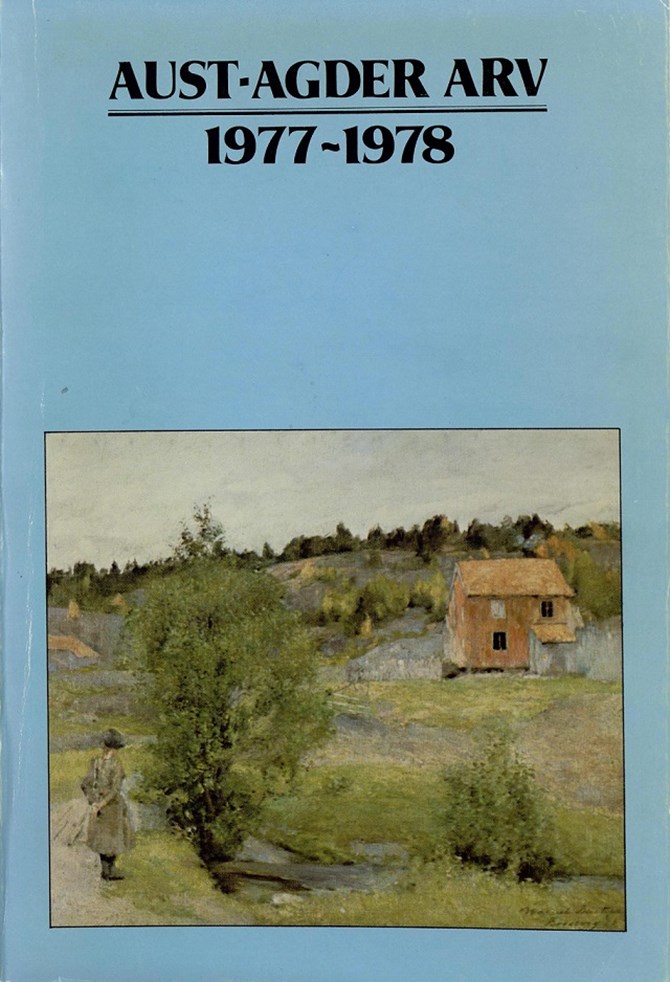 Aust Agder Arv 1977 78