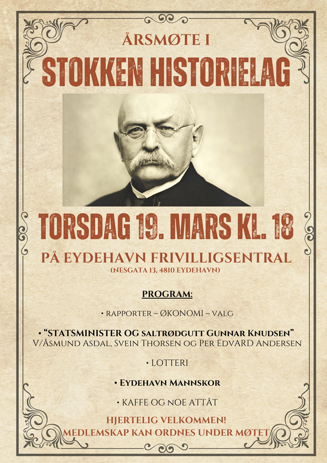 Plakat Årsmøte Historielag