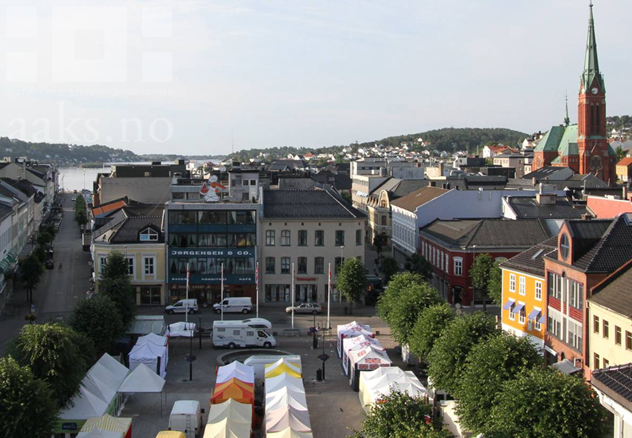 Torvet i Arendal i 2011