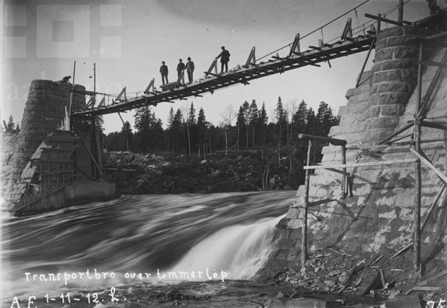 Bygging av Haugsjådammen i Froland